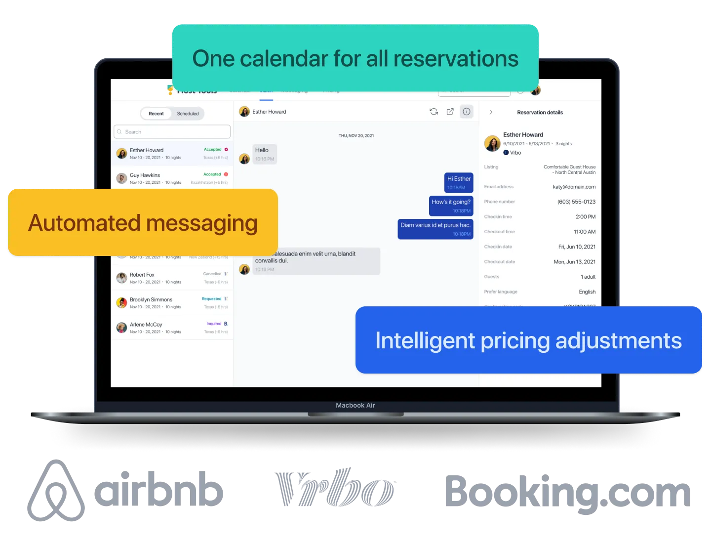 screenshot of Host Tools
